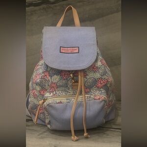 Vineyard Vines Pastel Pineapple Backpack
